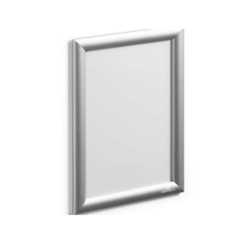 Marco expositor de aluminio durable din a4 335x250x24 mm color plata