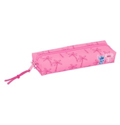 Bolso escolar portatodo safta rectangular con goma elastica 22cm stitch chill 40x220x70 mm