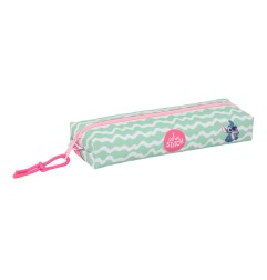 Bolso escolar portatodo safta rectangular con goma elastica 22cm stitch ice cream 40x220x70 mm
