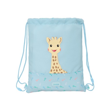 Saco plano safta junior reciclado y repelente al agua sophie la girafe dreams 340x260x10 mm