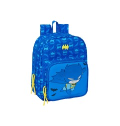 Mochila safta guarderia adaptable a carro con bolsillo frontal batman preescolar 270x220x100 mm