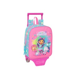 Mochila safta 232 + carro 805 gabby s dollhouse confetti 270x220x100 mm