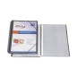 Carpeta pardo escaparate con espiral 30 fundas folio personalizable color negra