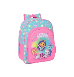 Mochila safta infantil adaptable a carro gabby s dollhouse confetti 340x260x110 mm