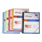 Carpeta pardo escaparate con espiral 30 fundas folio personalizable color negra