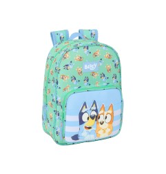 Mochila safta infantil adaptable a carro bluey sisters 340x260x110 mm