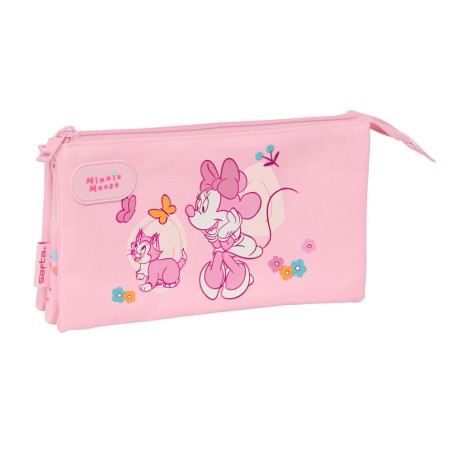 Bolso escolar portatodo safta triple minnie mouse baby 120x220x30 mm