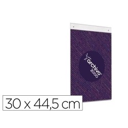 Expositor mural archivo 2000 din a3 vertical con taladros espesor 2 mm cristal transparente 297x420 mm