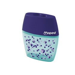 20 Unidades - Sacapuntas maped plastico shaker pixel party 2 usos