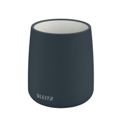 2 Unidades - Cubilete portalapices leitz cosy plastico color gris