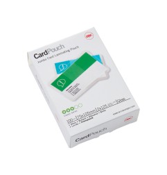 4 Unidades - Bolsa de plastificar gbc jumbo 75x105 mm 2x125 mc caja de 100 unidades
