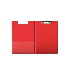 10 Unidades - Carpeta esselte miniclips con tapa plastico din a4 color rojo