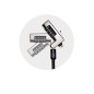 Cable de seguridad para portatil kensington con candado slim longitud 1,8 m