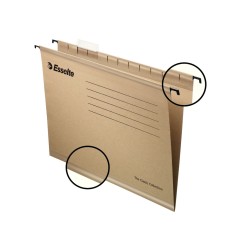 Carpeta colgante esselte pendaflex kraft folio 366x245x345 mm caja de 50 unidades
