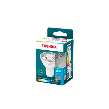 Foco led toshiba essential gu10 4.5w luz fria 6500k