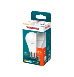 Bombilla led toshiba essential a60 e27 10w luz calida 2700k