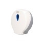 Dispensador papel higienico industrial buga fabricado en abs color blanco