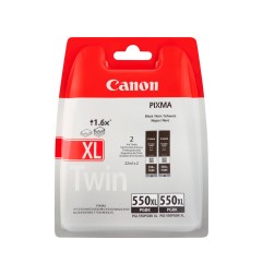 Ink-jet canon pgi-550xl pixma mg5450/5550/6350/7150 negro pack de 2 unidades