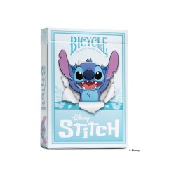 Baraja de cartas bicycle disney stitch
