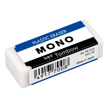 40 Unidades - Goma de borrar tombow pvc mono tamaño xs