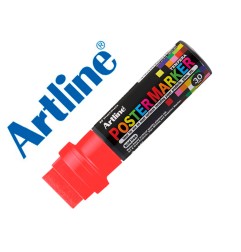 Rotulador artline poster marker epp-30 punta rectangular 30 mm color rojo