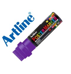 Rotulador artline poster marker epp-30 punta rectangular 30 mm color violeta