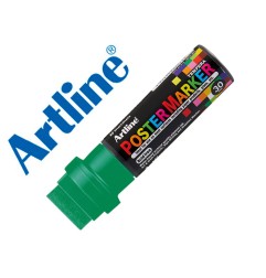 Rotulador artline poster marker epp-30 punta rectangular 30 mm color verde