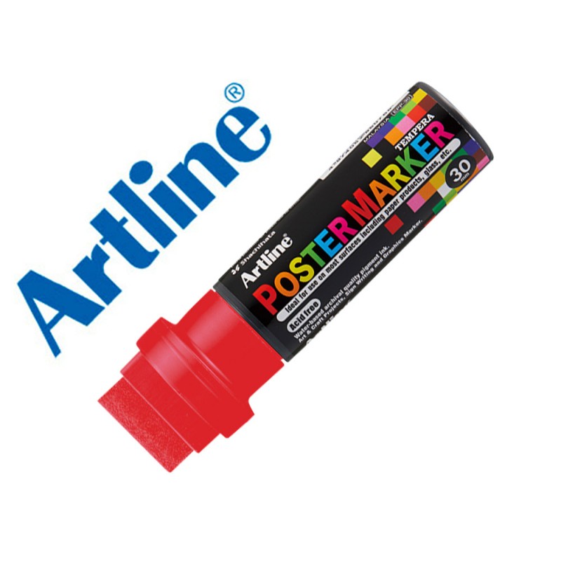 Rotulador artline poster marker epp-30 punta rectangular 30 mm color marron Rotulador artline poster marker epp-30 punta rectangular 30 mm color marron
