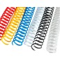 Espiral plastico yosan paso 64 nº6 colores surtidos caja de 100 unidades