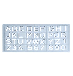 Plantilla rotulacion 1585 letras y numeros de 15 mm