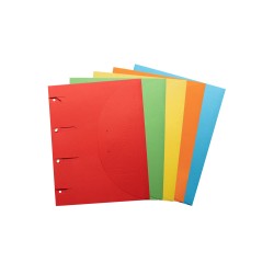 Carpeta para archivador djois smartfolder din a4 tres solapas y cierre velcro carton 225 gr pack de 10 unidades
