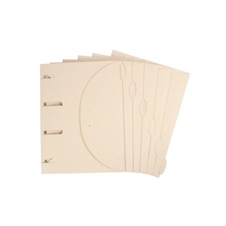 Carpeta para archivador djois smartfolder tree-free din a4 tres solapas y cierre de velcro 225 gr pack 10 uds