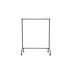 Perchero maullimbo caballete extensible con ruedas color negro 1270x505x1570 mm