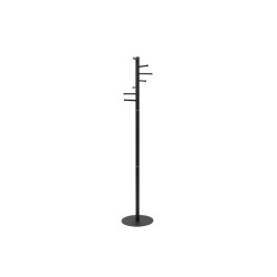 Perchero maulcaurus 7 colgadores color negro 350x350x1770 mm