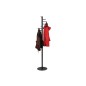 Perchero maulcaurus 7 colgadores color negro 350x350x1770 mm
