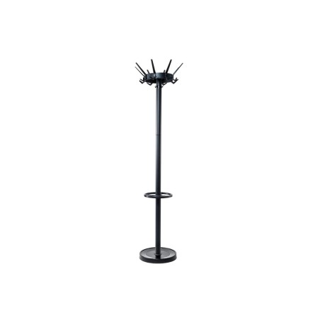 Perchero maulcaligo 32 colgadores con paraguero color negro 460x460x1752 mm