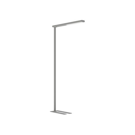 Lampara de escritorio maul led 51w 5835lm brazo y cabezal fijos plateada
