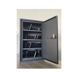 Armario metalico iorder 32 moviles cerradura con combinacion color gris