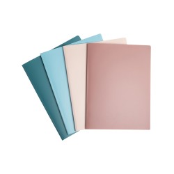 4 Unidades - Carpeta escaparate exacompta skandi din a4 30 fundas recicladas colores surtidos