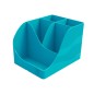 Cubilete portalapices exacompta skandi plastico reciclado color azul pacifico 155x119x109 mm