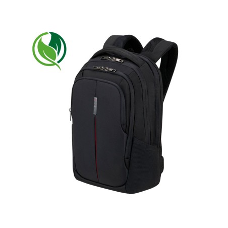 Mochila samsonite guardit 3.0 para portatil de 14,1" tirantes ergonomicos y panel trasero malla 3d negro