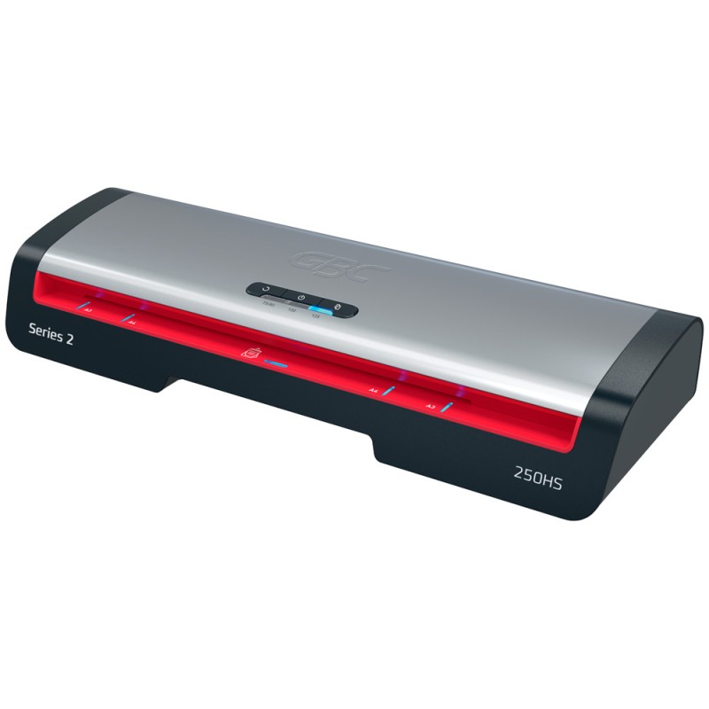 Plastificadora gbc 250hs office din a3 apagado automatico 2 rodillos hasta 125 micras