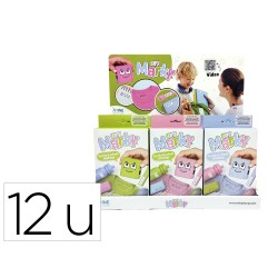 Expositor sobremesa sello marcador de ropa marky infantil 12 unidades 3 colores surtidos
