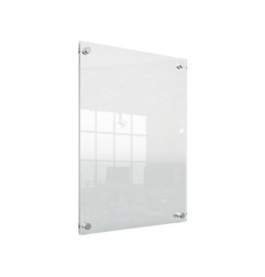 Porta poster nobo acrilico transparente mural din a3 341x24x464 mm