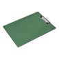 Portanotas q-connect plastico 50% reciclado din a4 verde oliva grosor 2,1 mm