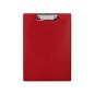 Portanotas q-connect plastico 50% reciclado din a4 rojo grosor 2,1 mm