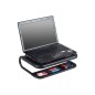 Soporte q-connect para portatil y monitor de pc con bandeja organizadora color negro 380x295x110 mm Soporte q-connect para portatil y monitor de pc con bandeja organizadora color negro 380x295x110 mm