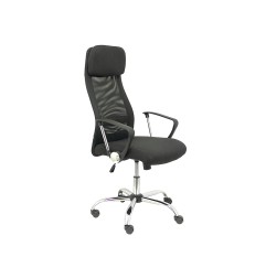 Silla de direccion pyc esteras con brazos fijos regulable en altura respaldo en malla transpirable con