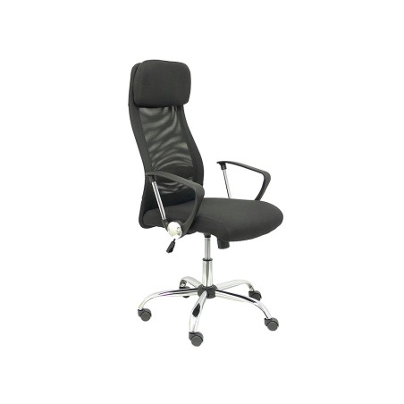 Silla de direccion pyc esteras con brazos fijos regulable en altura respaldo en malla transpirable con