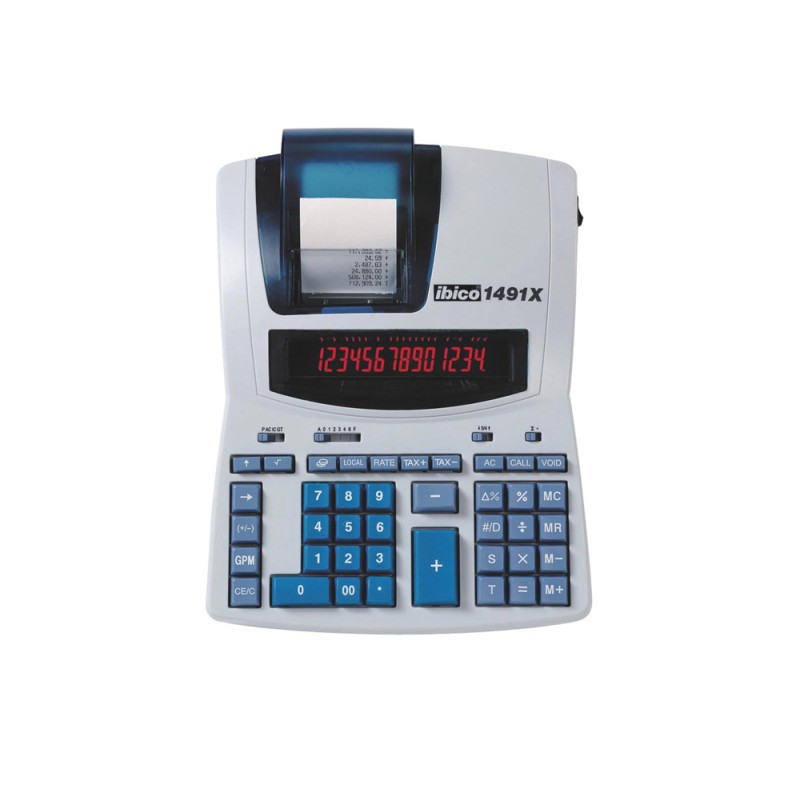 Calculadora ibico 1491x impresora pantalla lcd papel 57 mm 14 digitos Calculadora ibico 1491x impresora pantalla lcd papel 57 mm 14 digitos